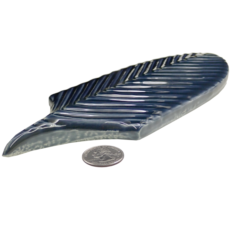PLURIFY - 3X8 FEATHER, BLUE, GLOSSY